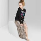 Target Women's Snake Print Side Slit Maxi A-line Skirt - Wild Fable Beige