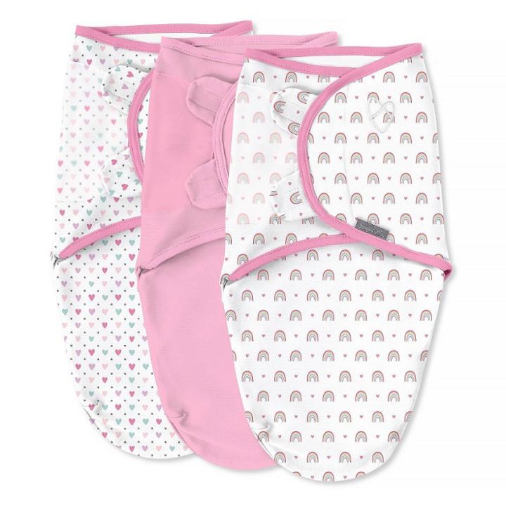Swaddleme Original Swaddle Wrap - Newborn - Over The Rainbow - 3pk, One Color