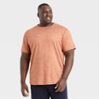 Men's Big & Tall Short Sleeve Soft Stretch T-shirt - All In Motion Copper