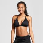 Mossimo Women's Triangle Bikini Top - Black - D/dd Cup -