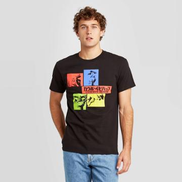 Men's Cowboy Bebop Short Sleeve Graphic T-shirt - Black