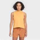 Women's Supima Cotton Tank Top - All In Motion Peach Orange
