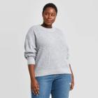 Women's Plus Size Crewneck Pullover Sweater - Universal Thread