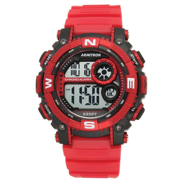 Men's Armitron Pro-sport Digital Watch - Red