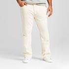 Target Men's Big & Tall Straight Fit Jeans With Coolmax - Goodfellow & Co Off-white (beige)