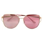 Target Women's Aviator Sunglasses With Pink Lens - Gold, Rose Gold
