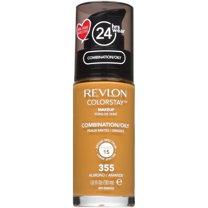 Revlon Colorstay Makeup For Combination/oily With Spf 15 355 Almond