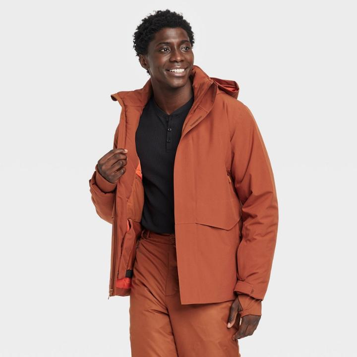 Men's Snow Sport Jacket - All In Motion Brown