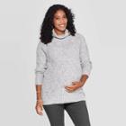 Maternity Long Sleeve Pullover - Isabel Maternity By Ingrid & Isabel Gray