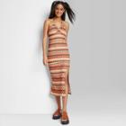 Women's Crochet Slip Dress - Wild Fable Peach Orange