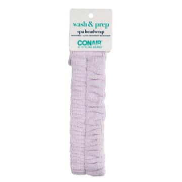 Conair Ruched Reversible Spa Headband 2-in-1 With Hook And