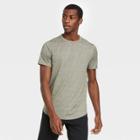 Men's Big & Tall Short Sleeve Soft Stretch T-shirt - All In Motion Olive Green Heather Xxxl
