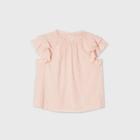 Women's Plus Size Floral Short Sleeve Embroidered Top - Universal Thread Blush Pink