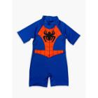 Toddler Boys' Marvel Spider-man One Piece Rash Guard - Blue