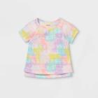 Toddler Girls' Adaptive Abdominal Access Tie-dye T-shirt - Cat & Jack