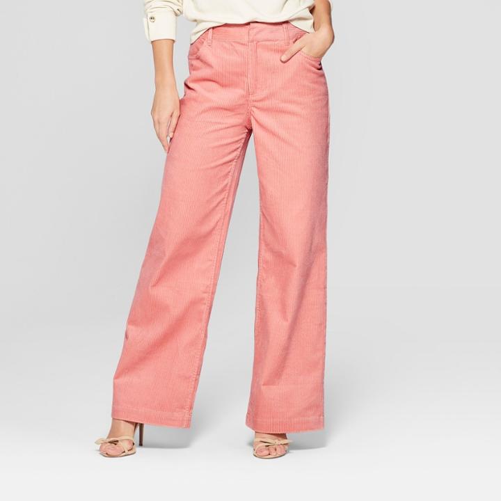 Women's Corduroy Street Sweeper Pants - Who What Wear Pink