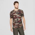 Men's Short Sleeve Soft Touch Crew T -shirt - C9 Champion Dark Moss Green Heather Camo