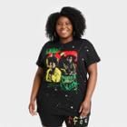 Women's A Tribe Called Quest Plus Size Short Sleeve Oversized Graphic T-shirt - Black