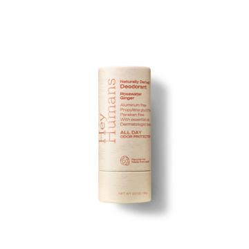 Hey Humans Rosewater Ginger Aluminum Free Women's Deodorant With Natural Ingredients, Shea Butter