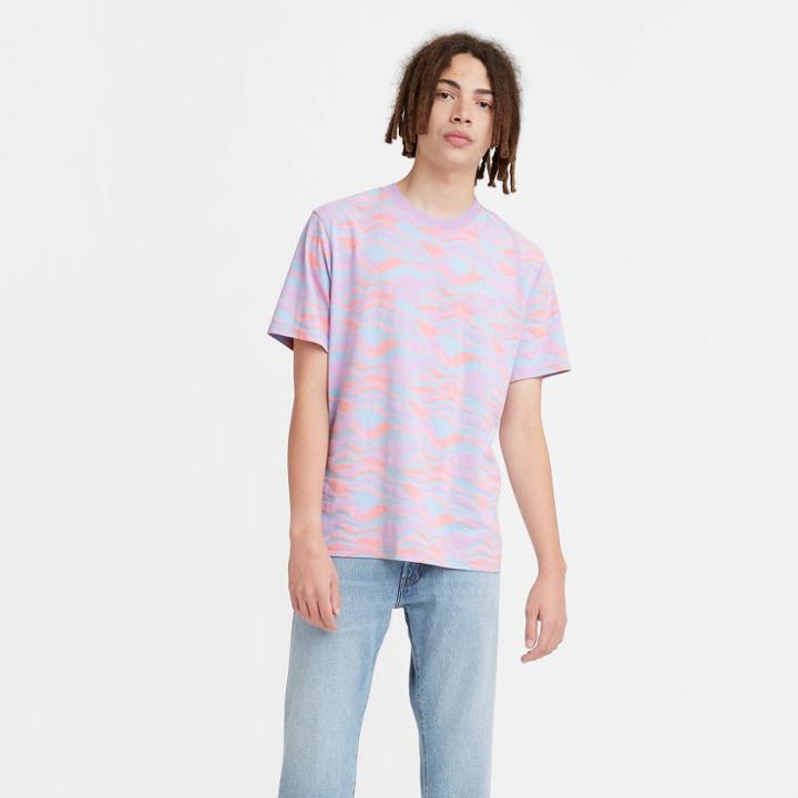 Levi's Men's Relaxed Fit Short Sleeve Crewneck T-shirt - Bahai