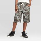 Oversizeboys' Cargo Shorts - Cat & Jack Green L Husky, Boy's, Size: Large Husky,