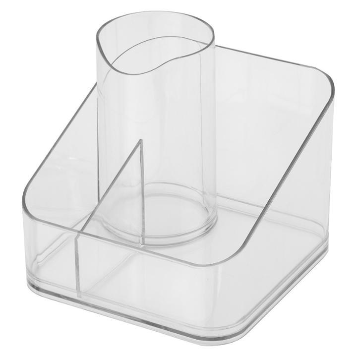 Idesign Clarity Counter Top Hair Dryer Holder Clear - Interdesign