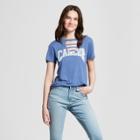 Women's Short Sleeve Cancer Mysterious Graphic T-shirt - Modern Lux (juniors') Blue