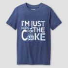 Boys' Here For The Cake Graphic T-shirt - Cat & Jack Wild Blue Yonder