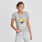 Women's Short Sleeve Miami Tarot Graphic T-shirt - Awake Heather Gray