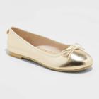 Girls' Stacy Slip-on Ballet Flats - Cat & Jack Gold