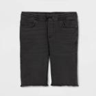 Boys' Pull-on Jean Shorts - Art Class Black