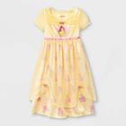 Toddler Girls' Disney Princess Belle Fantasy Nightgown - Yellow