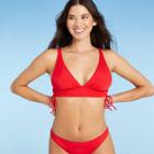 Shade & Shore Women's Longline Triangle Bikini Top - Shade &