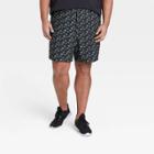 Men's Big & Tall Hybrid Shorts - All In Motion Heathered Black