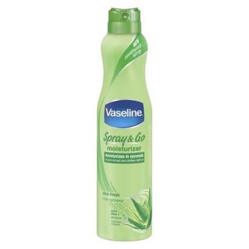 Vaseline Spray & Go Moisturizer Aloe Fresh