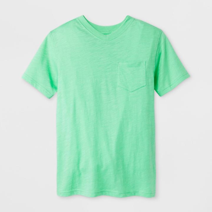 Boys' Basic Sleeve T-shirt - Cat & Jack Green