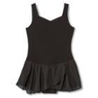 Danz N Motion By Danshuz Danz N Motion Girls' Sweetheart Activewear Leotard Dress - Black