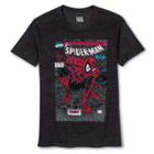 Marvel Men's Spider-man Comic Book T-shirt Black