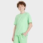 Boys' Short Sleeve Soft Stretch T-shirt - All In Motion Candy Green