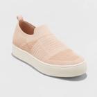 Women's Carina Stretch Knit Sneakers - A New Day Blush