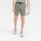 Men's Heather Golf Shorts - All In Motion Olive Green 30, Men's, Green Green