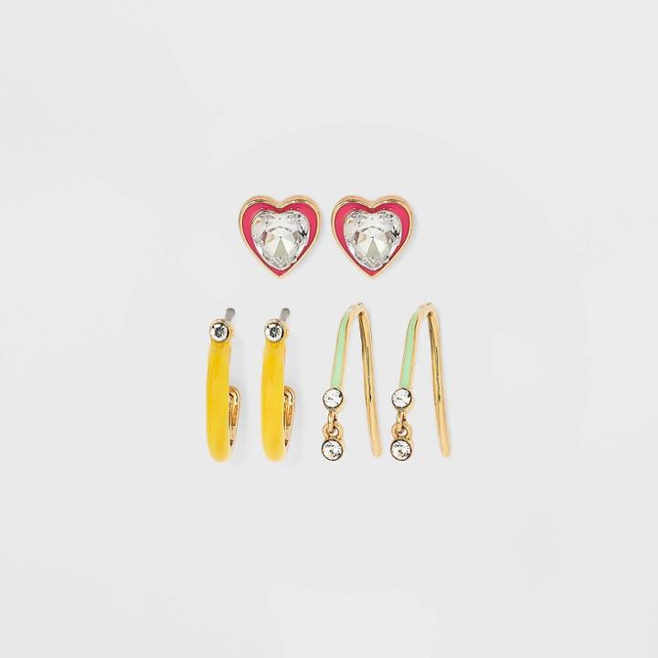 Sugarfix By Baublebar 'so Rad' Stud Earring Set