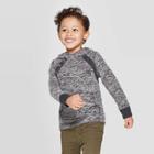Toddler Boys' Double Knit Hooded Sweatshirt - Cat & Jack Gray