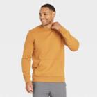 Men's Fleece Pullover - Goodfellow & Co Dark Mustard Yellow