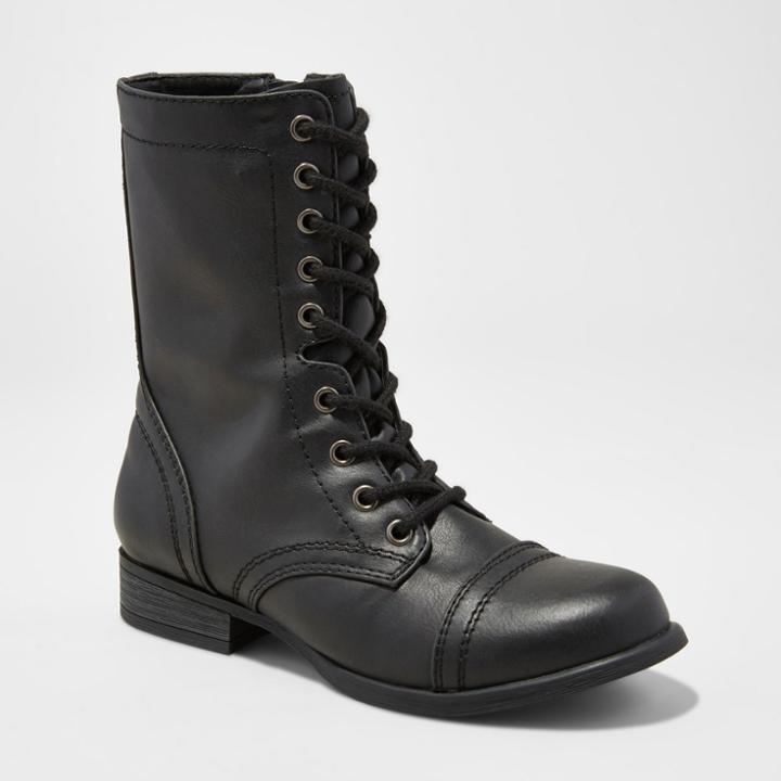 Women's Cassie Combat Boots - Mossimo Supply Co. Black