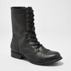Women's Cassie Combat Boots - Mossimo Supply Co. Black