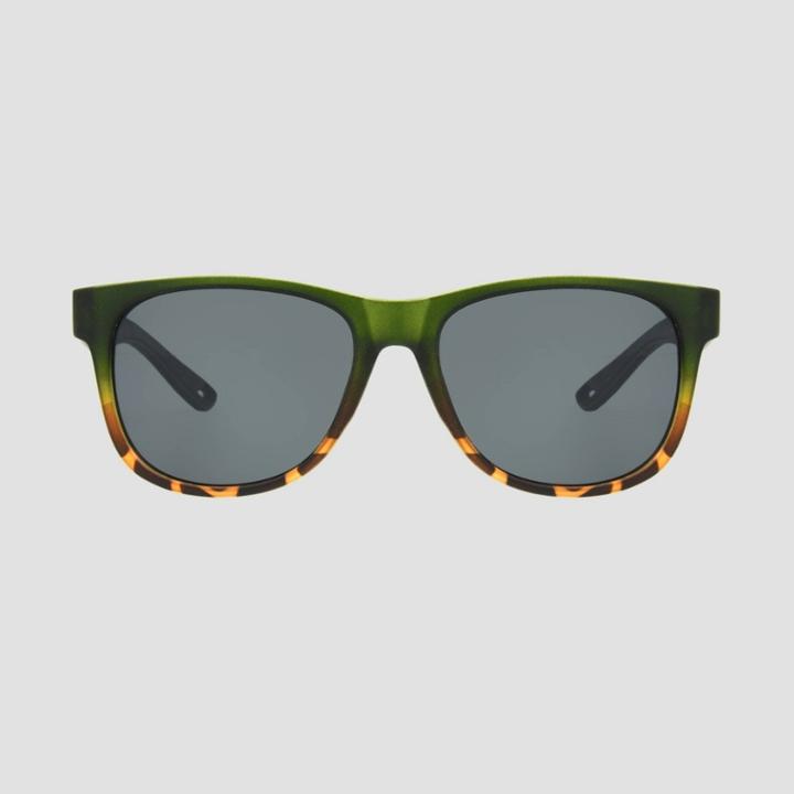 All In Motion Men's Tortoise Shell Print Square Suunglasses - All In