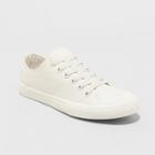 Women's Mandy Canvas Lace Up Sneakers - Universal Thread Cream