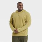 Men's Big & Tall Supima Fleece Sweatshirt - All In Motion Khaki