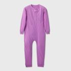 Toddler Adaptive Pajama Jumpsuit - Cat & Jack Purple